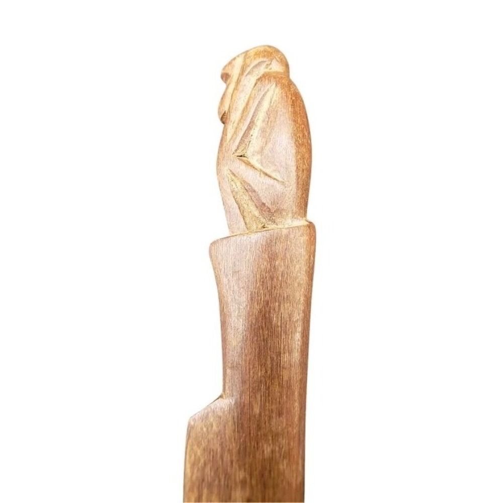 Rare Wooden Art Deco Monkey Letter Opener ca 1900/1920 11"H